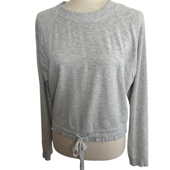 Banana Republic women’s Baby Terry super soft light gray size size M - Picture 1 of 7